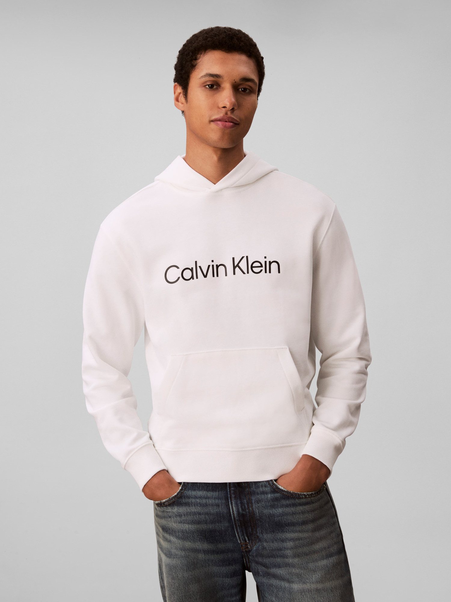 Calvin Klein Kapuzensweatshirt LS EU STANDARD günstig online kaufen