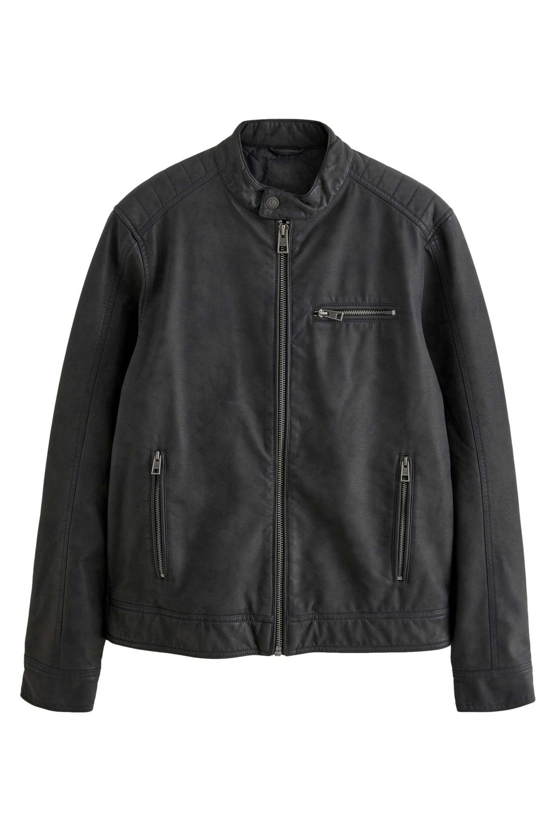 Lederimitatjacke Bikerjacke aus Velourskunstleder
