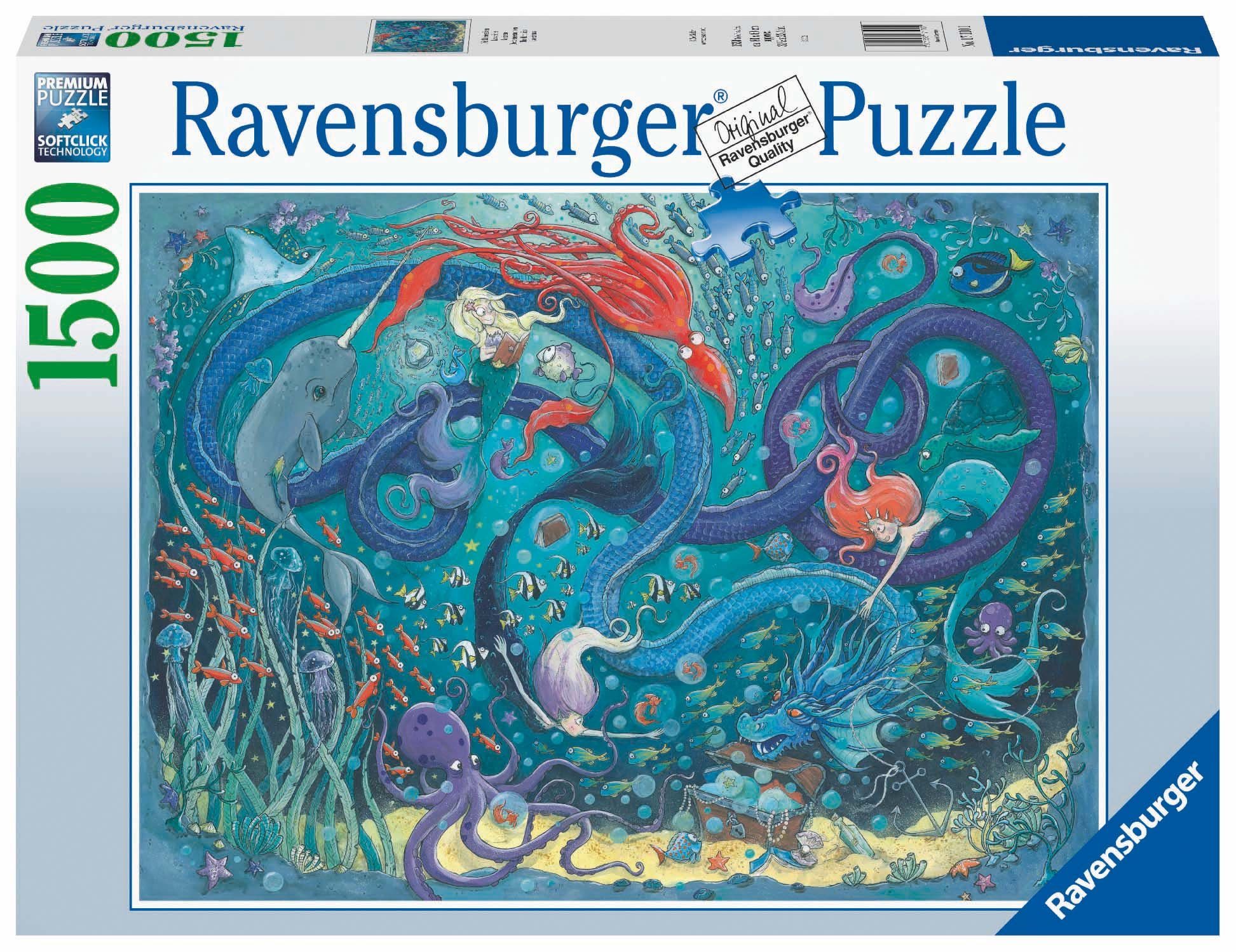 Ravensburger Puzzle Die Meeresnixen, 1500 Puzzleteile, Made in Germany, FSC® - schützt Wald - weltweit