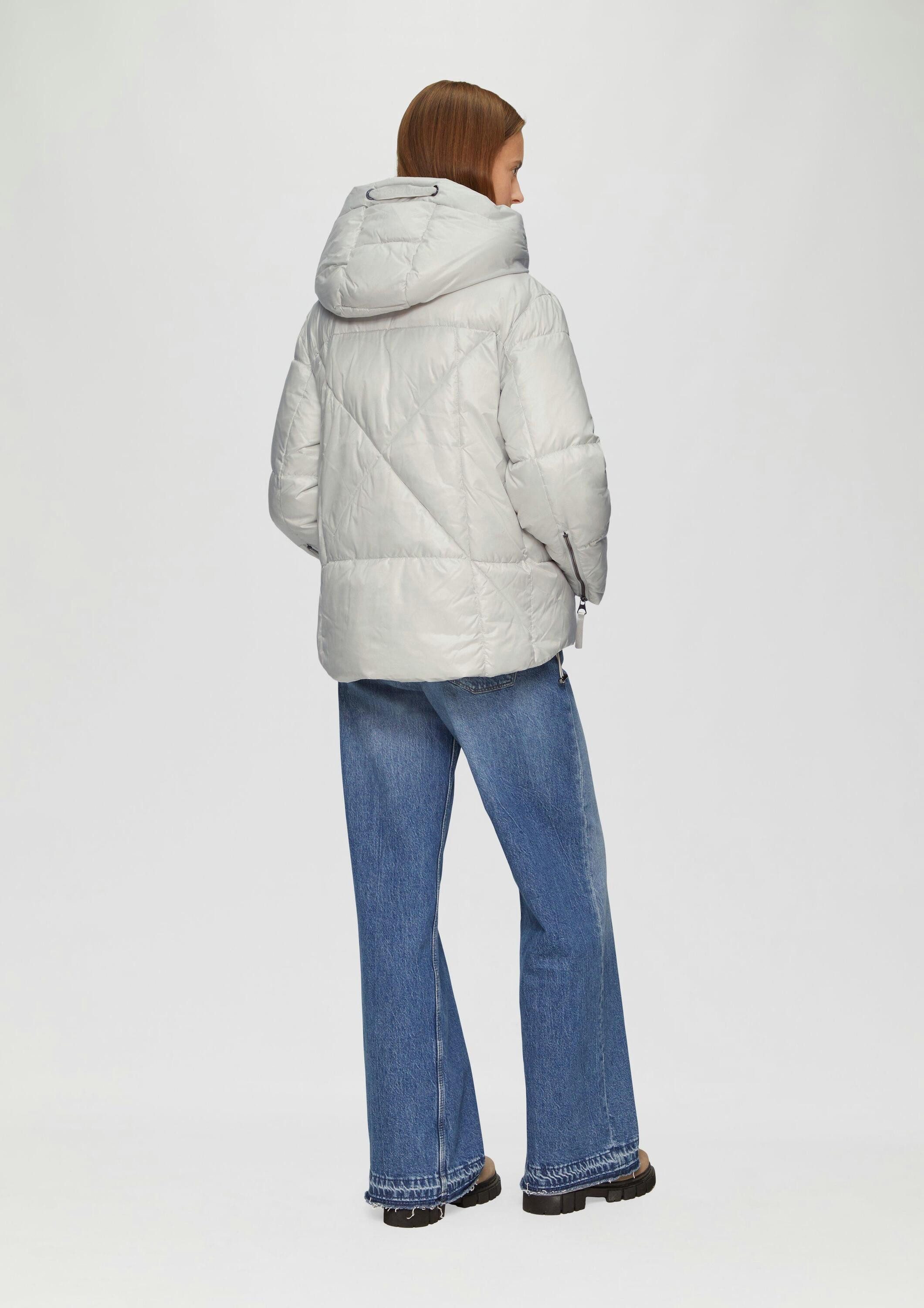 s.Oliver Winterjacke Outdoor-Jacke Lässige Pufferjacke mit Steppdetails