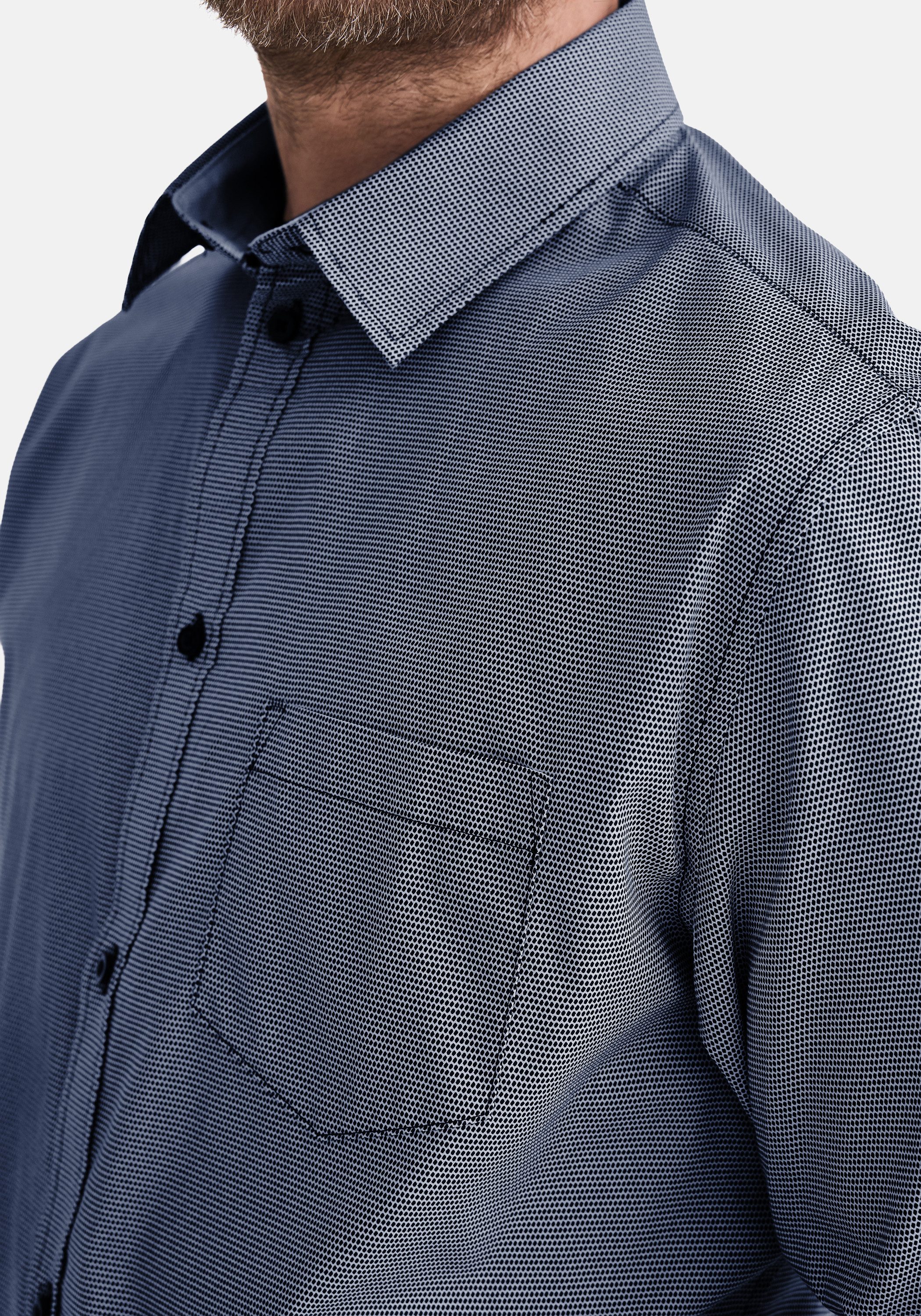 Stooker Men Langarmhemd HUGH Hemd Langarm Regular Fit Langarm Hemd Regular Fit für Herren