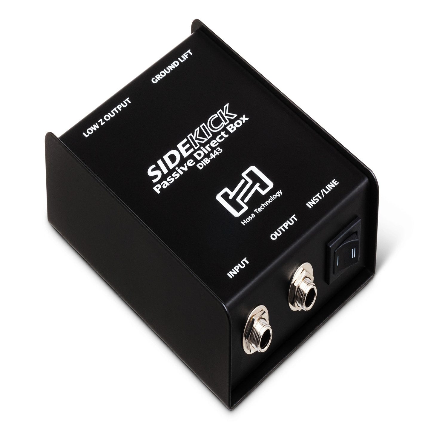Hosa Audio Audio-Wandler Hosa DIB-443 Sidekick DI-Box mit Klinkenkabel, (set mit Klinkenkabel), Vorteils-Set mit Klinkenkabel