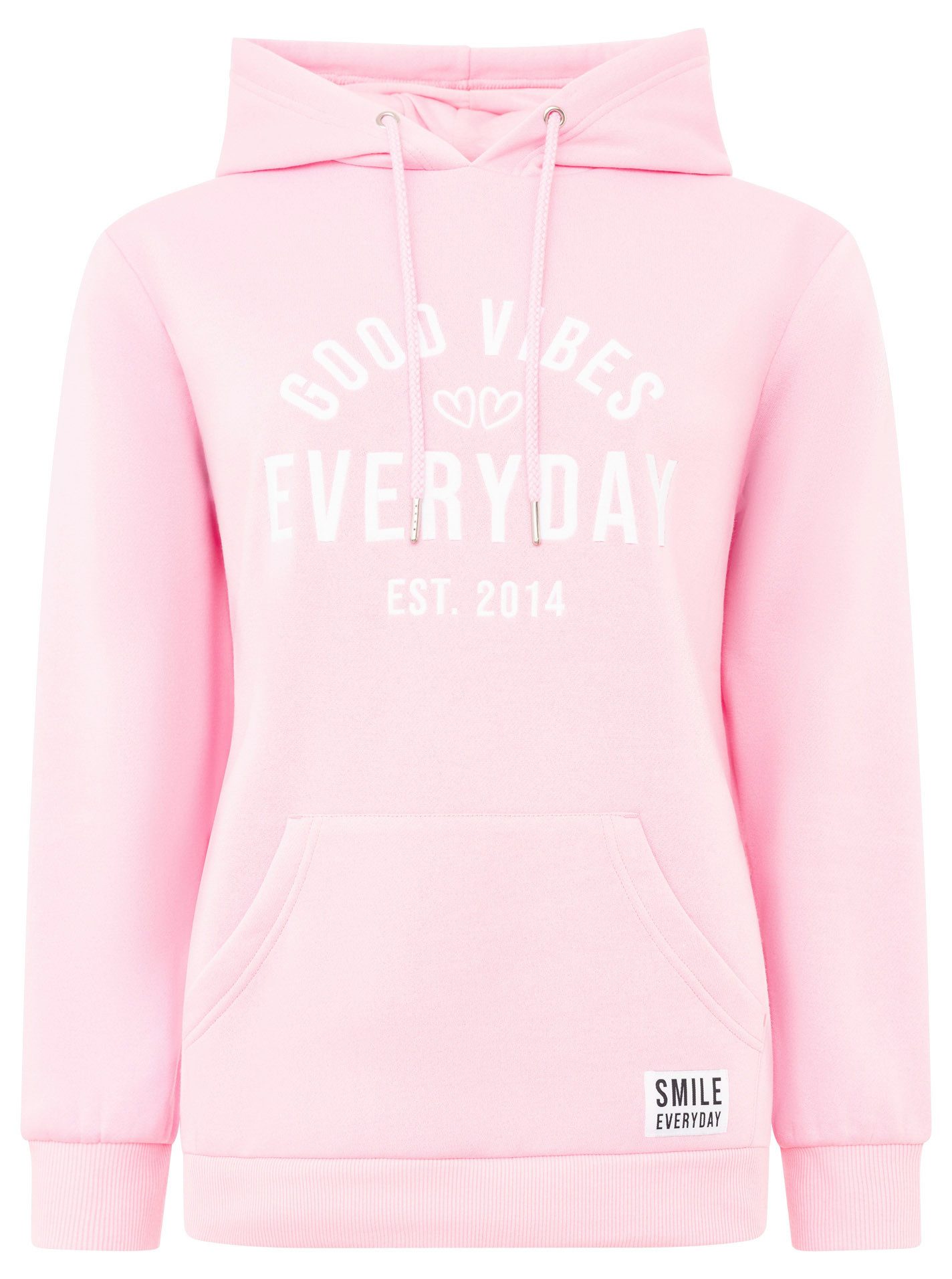 Zwillingsherz Hoodie "Everyday" Mini-Me,mit Stickerei und positiver Botschaft