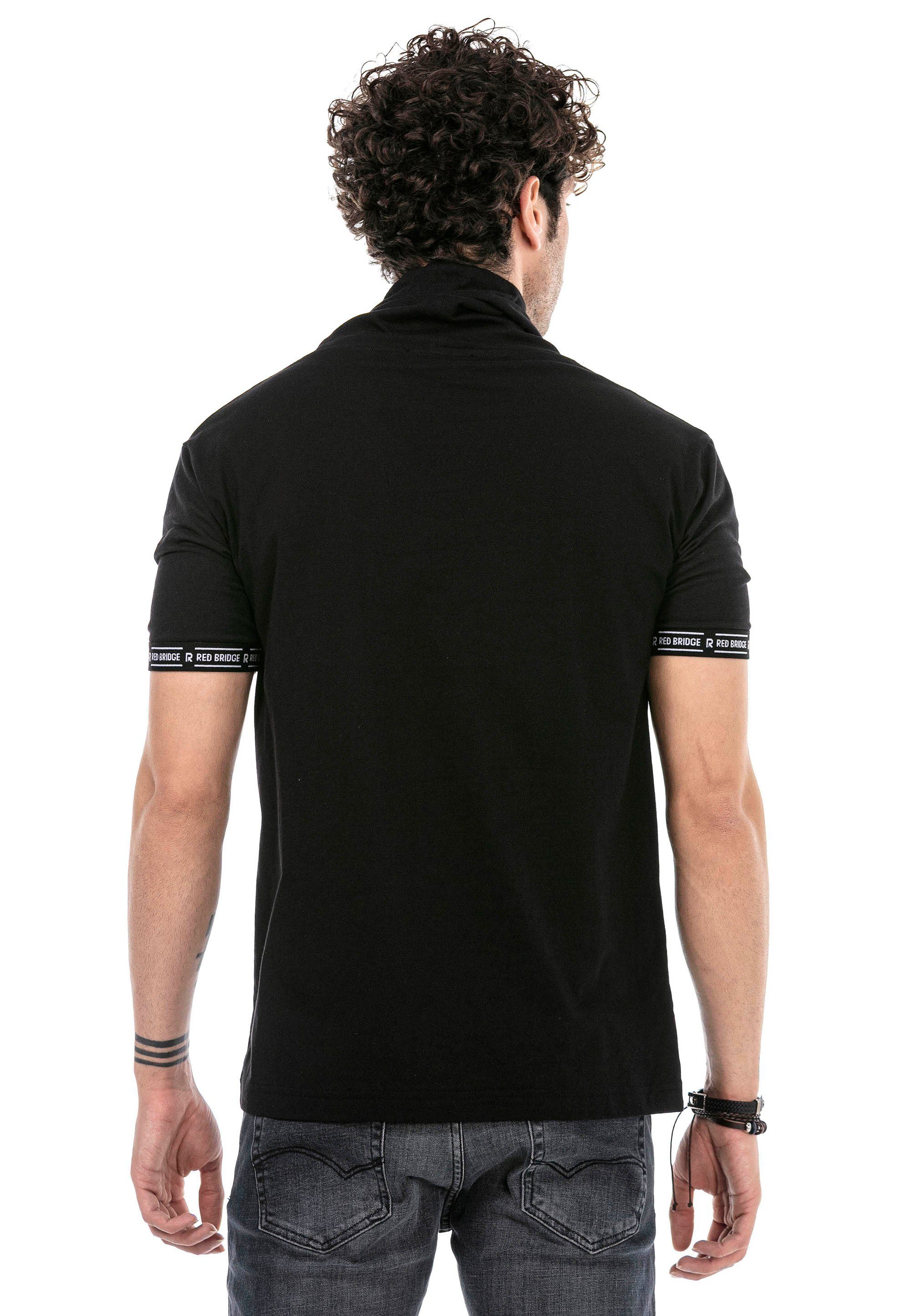 Albans mit RedBridge Rollkragen modischem T-Shirt Saint schwarz