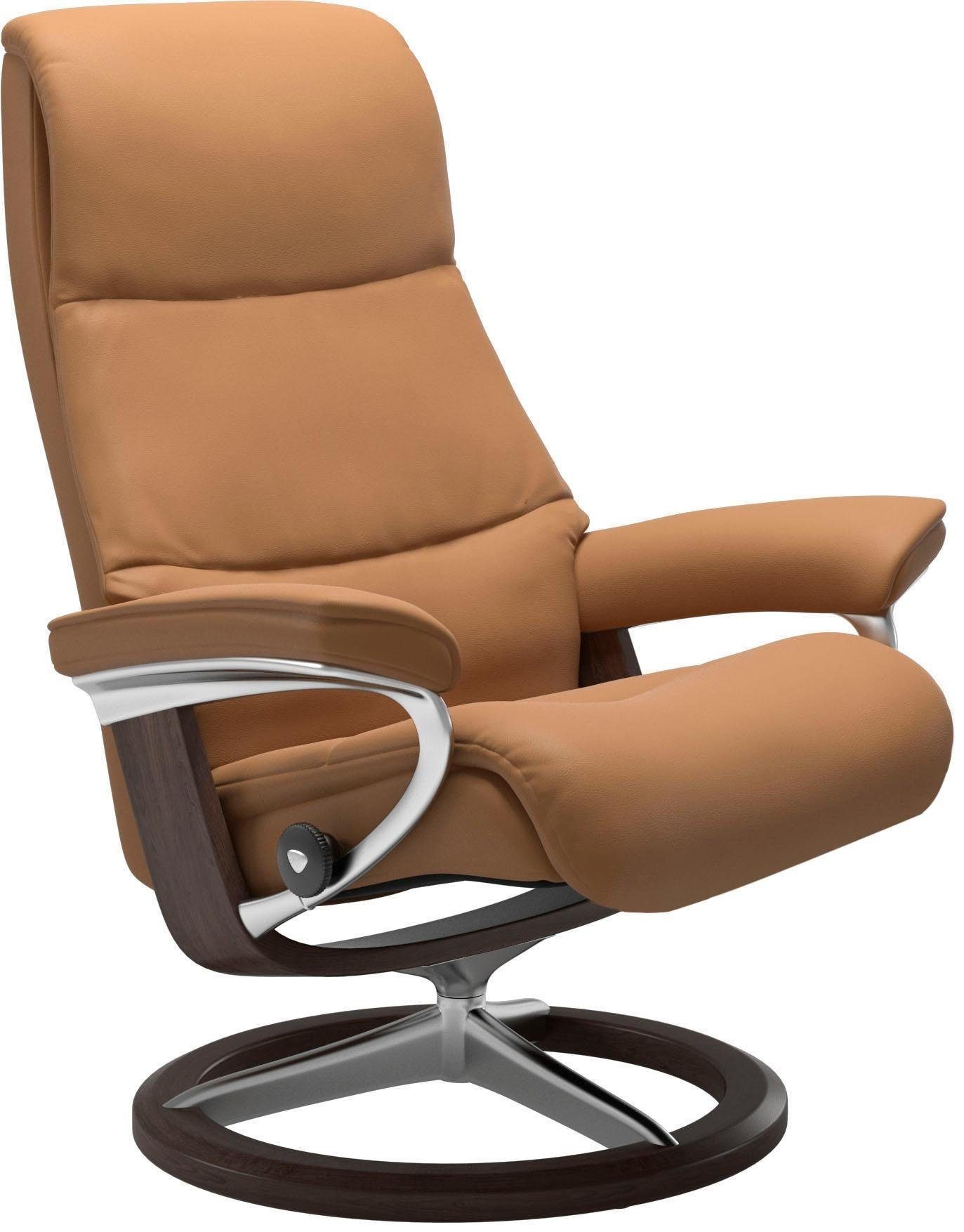 Größe Stressless® Wenge View, mit Signature S,Gestell Base, Relaxsessel