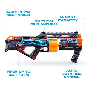 ZURU Blaster Dartblaster Last Stand - Apocalypse -, Coole Graffiti Motive auf dem Blaster bitte!