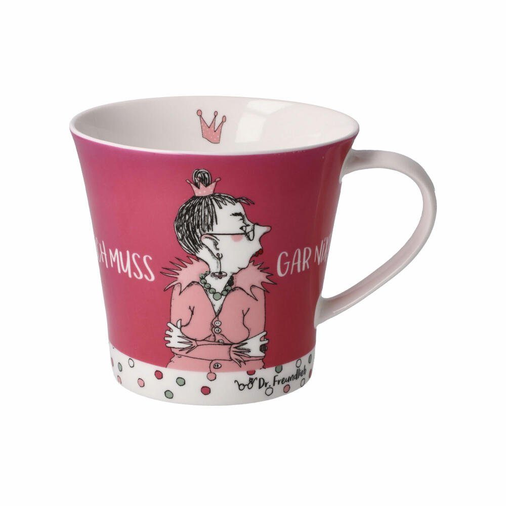 Becher Coffee-/Tea Mug B. Freundlieb - Ich muss gar nix