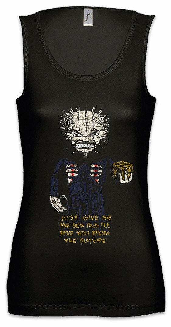 Tanktop Give Me The Box Ärmelloses Damen T-Shirt Cenobite Hellraiser Horror