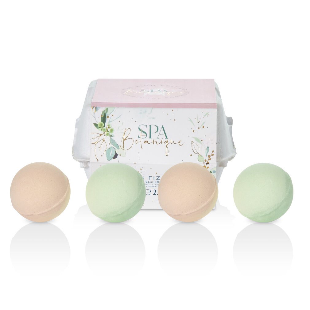 The Kind Edit Co. Badekugel Spa Botanique Bath Fizzer Gift Set 4 x Bath