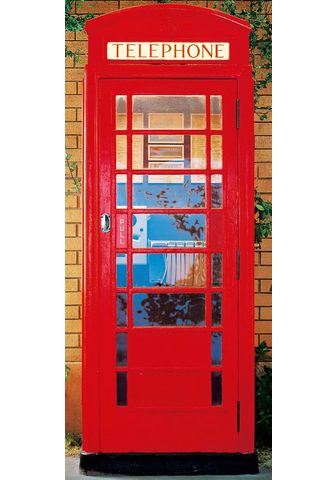 IDEALDECOR Дверные обои » Telephone Box&laq...