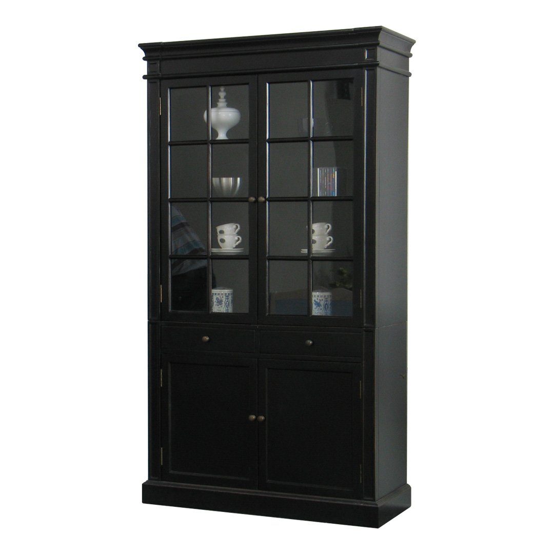 ebuy24 Vitrine Amaretta Vitrinenschrank 2-türig Breite 110 cm, Hö