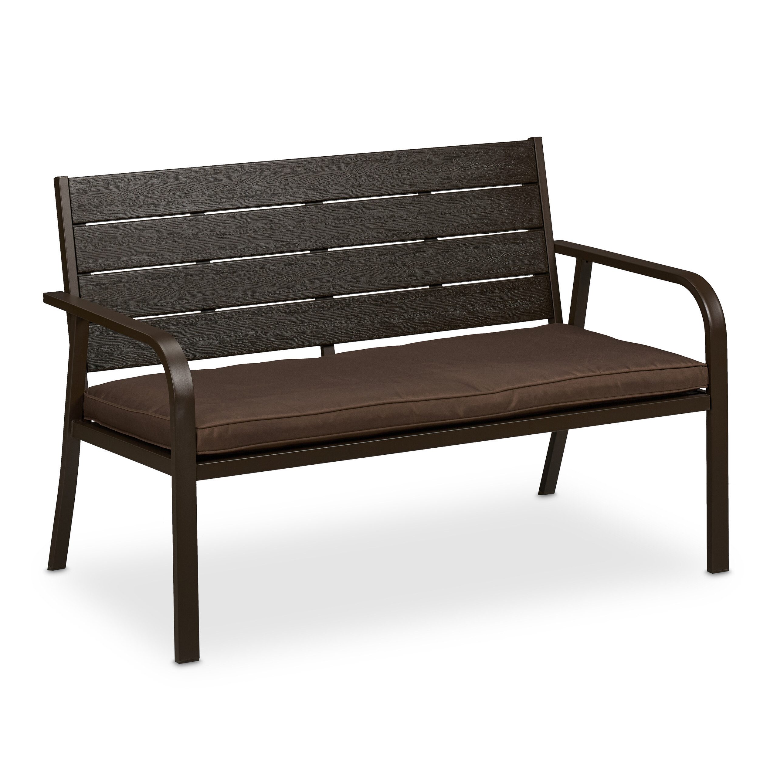 relaxdays Gartenbank mit Sitzauflage (1-St) günstig online kaufen