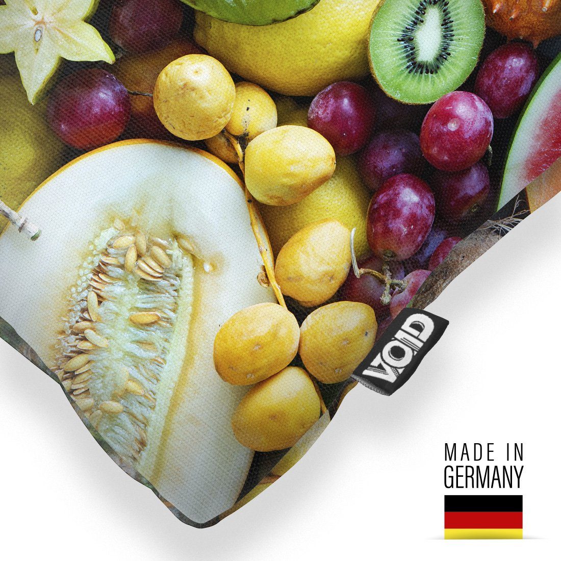 Einkaufen C Süd-Früchte Party (1 Obst Smo Gemüse B D Kiwi Vitamin Küche Mango Sofa-Kissen Banane Exotisch Tropisch Stück), Kissenbezug, A Essen VOID Ananas kochen Pflanzen