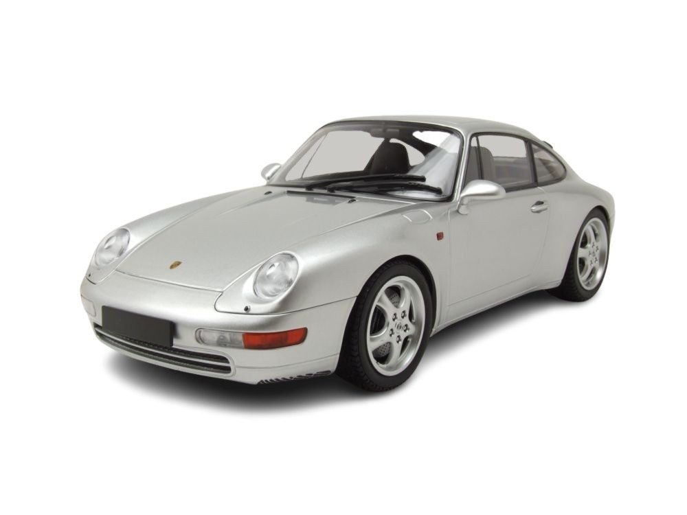 Minichamps Modellauto Porsche 911 (993) 1993 silber, Maßstab 1:18