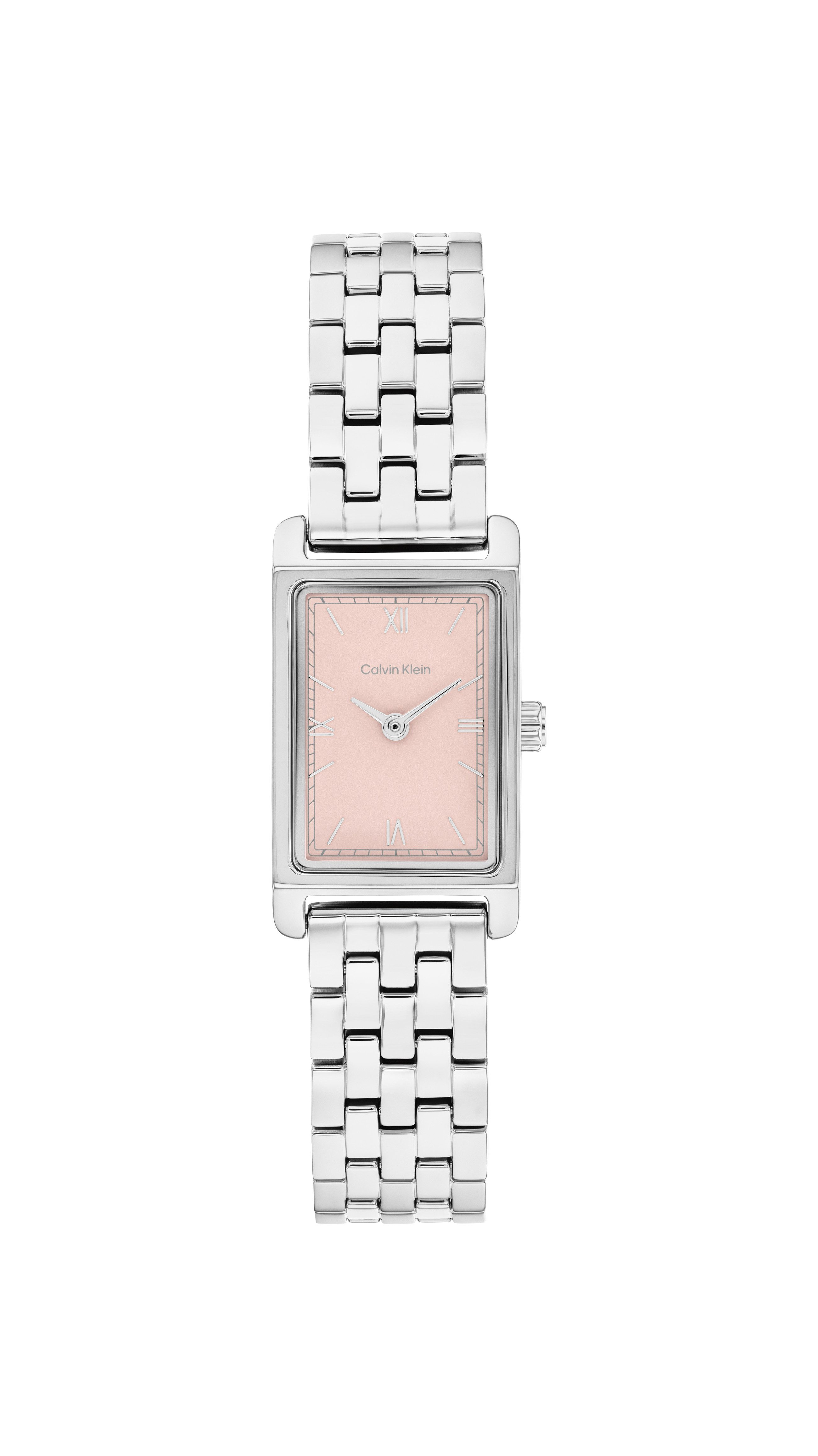 Calvin Klein Quarzuhr CK Light 25100197, Armbanduhr, Damenuhr, Edelstahlarmband, analog