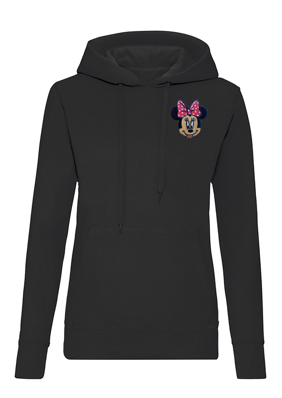 Blondie & Brownie Hoodie Minnie Mouse Hoodie Damen Disney Stickerei Retro Kapuzenpulli