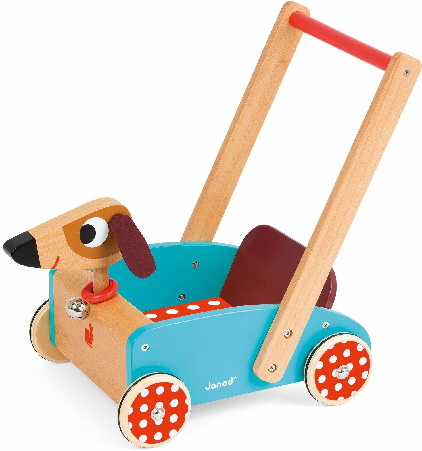 Lauflernwagen Tierparade aus Holz Tiere Spielwagen Laufwagen für Kinder Babys 