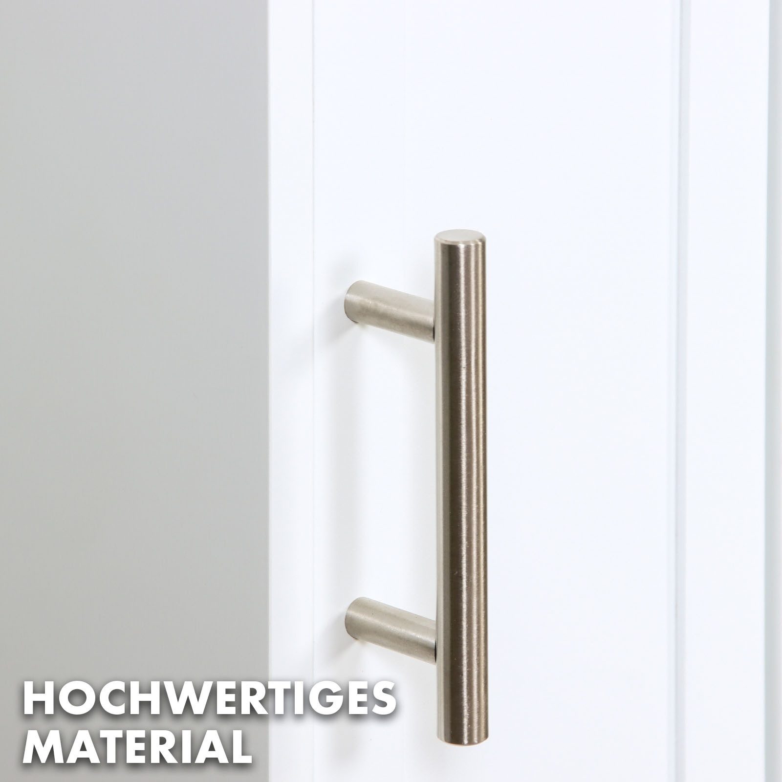 Floordirekt Badkommode Badezimmerschrank Wisconsin mit praktischer Klopapierhalterung, Stilvolle Ordnung für Ihr Badezimmer – Bild 4 von 5