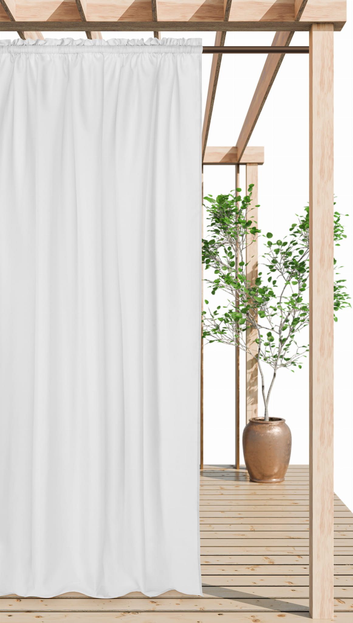 SIIN Outdoorgardine Wasserdichter Terrassenvorhang auf Band günstig online kaufen