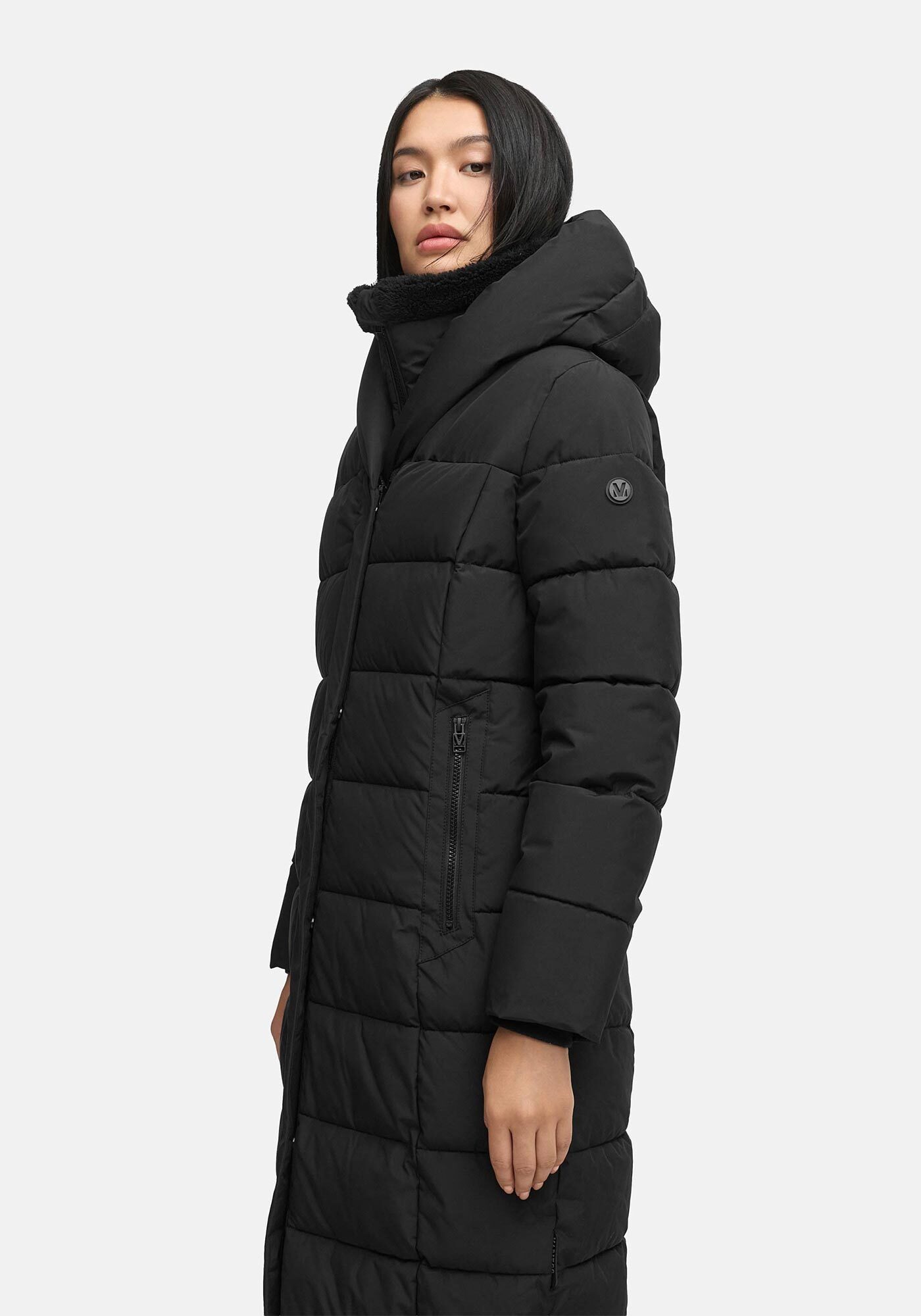 Marikoo Winterjacke Pakoraa extra langer Winter Mantel mit abnehmbaren Innenteil