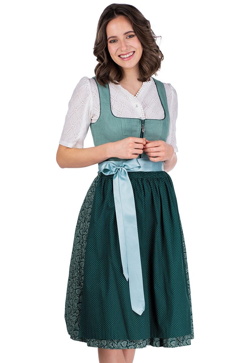 MARJO Dirndl Cord Dirndl 2tlg. - CONNY - flaschengrün mehr