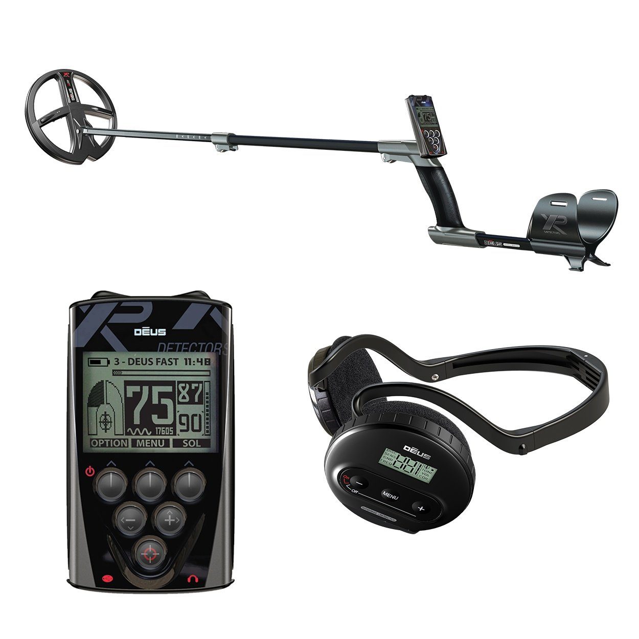 XP Metal Detectors Metalldetektor DEUS X35 22 RC WS4 Komplettset