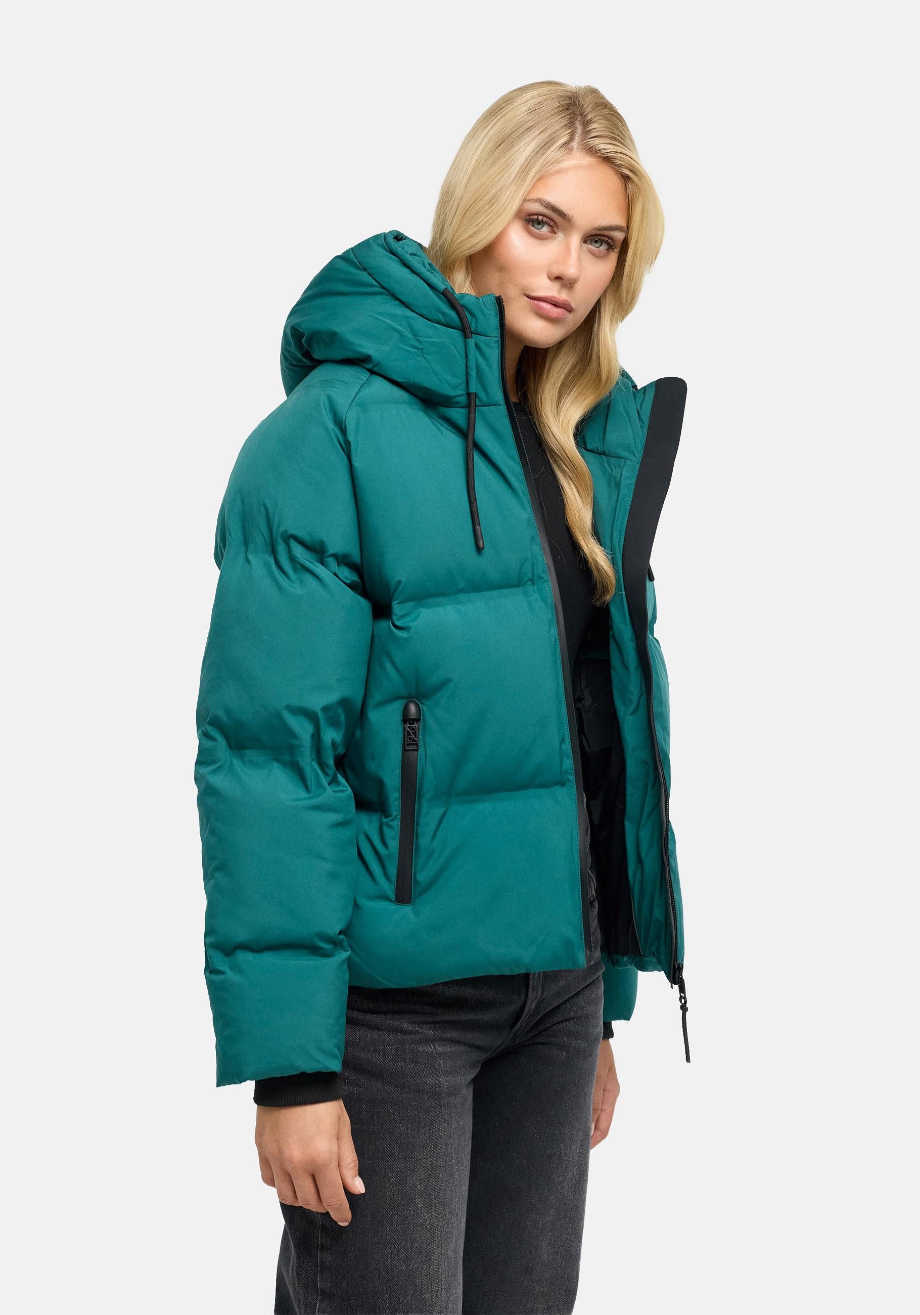 Navahoo Winterjacke Petit-Puffy 14 Damen Jacke mit verschweißter Steppung