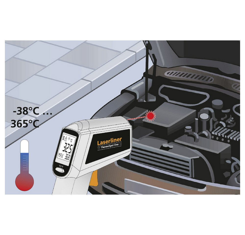 Thumbnail - LASERLINER Infrarot-Thermometer Laserliner ThermoSpot One Infrarot-Thermometer