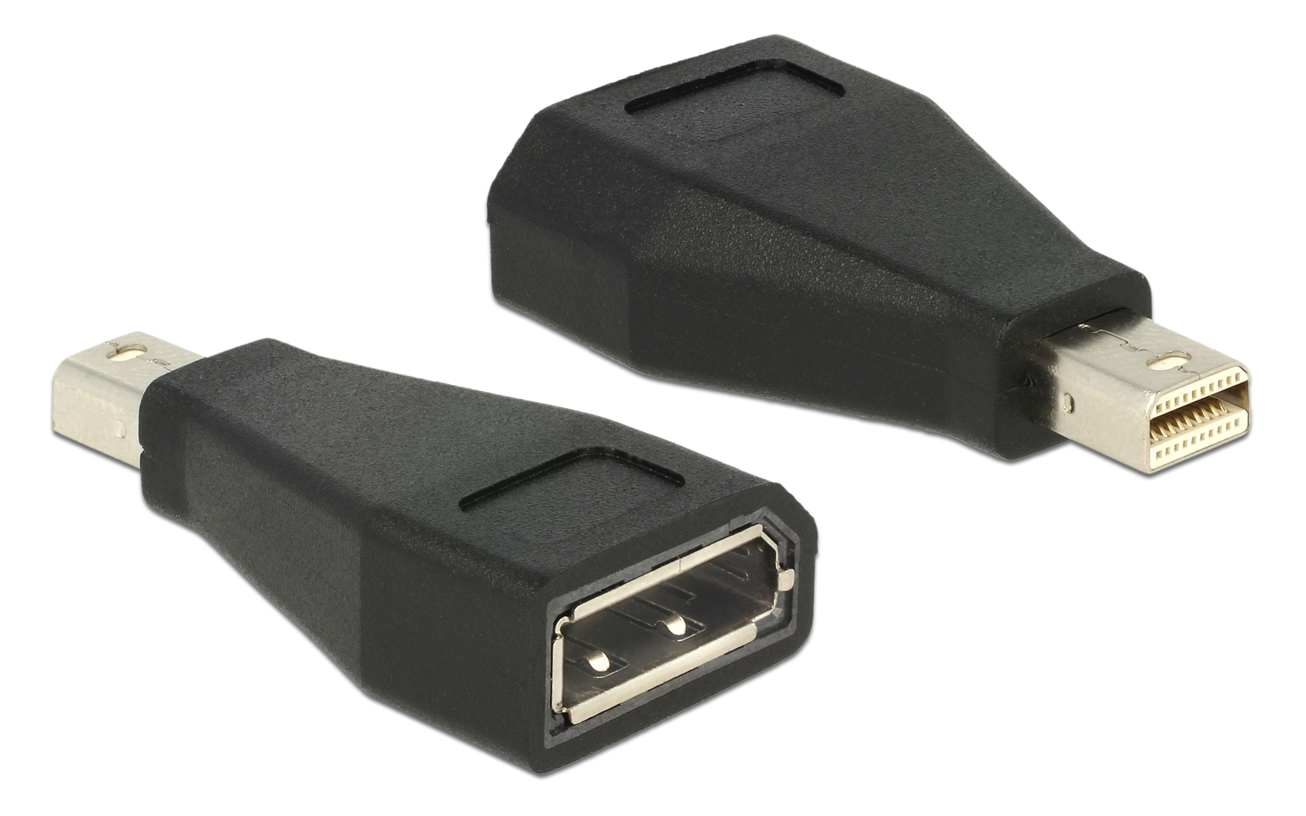 Image of Delock Displayport Adapter »mini Stecker auf Displayport Buchse«