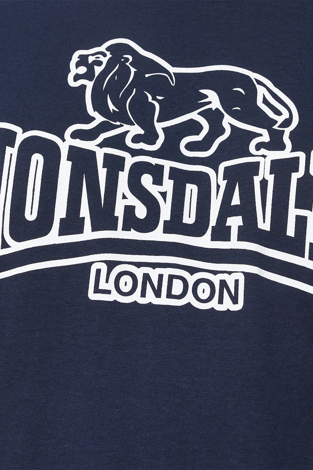 Navy/White Lonsdale T-Shirt ALLANFEARN