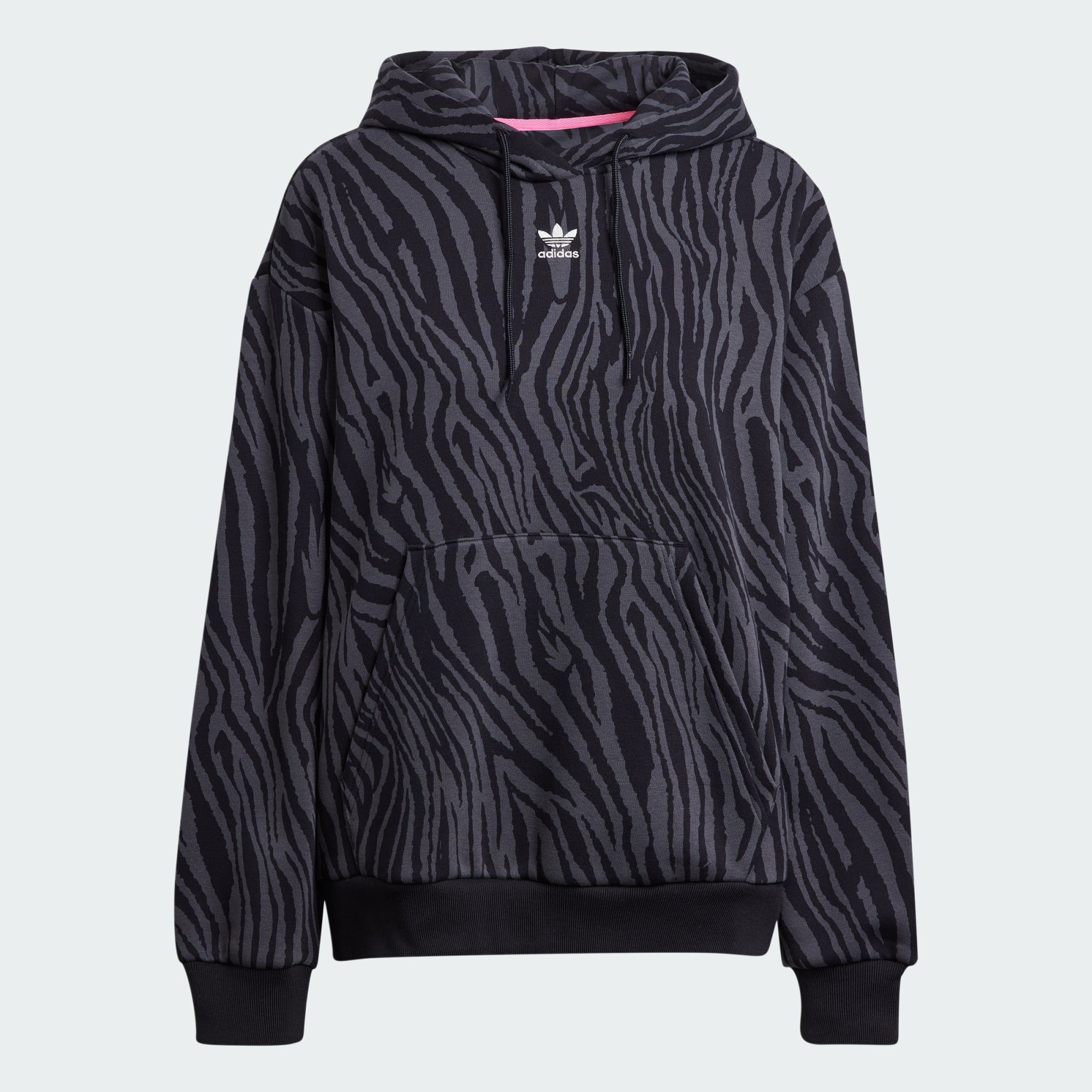 adidas Originals Hoodie ALLOVER ZEBRA ANIMAL PRINT ESSENTIALS HOODIE