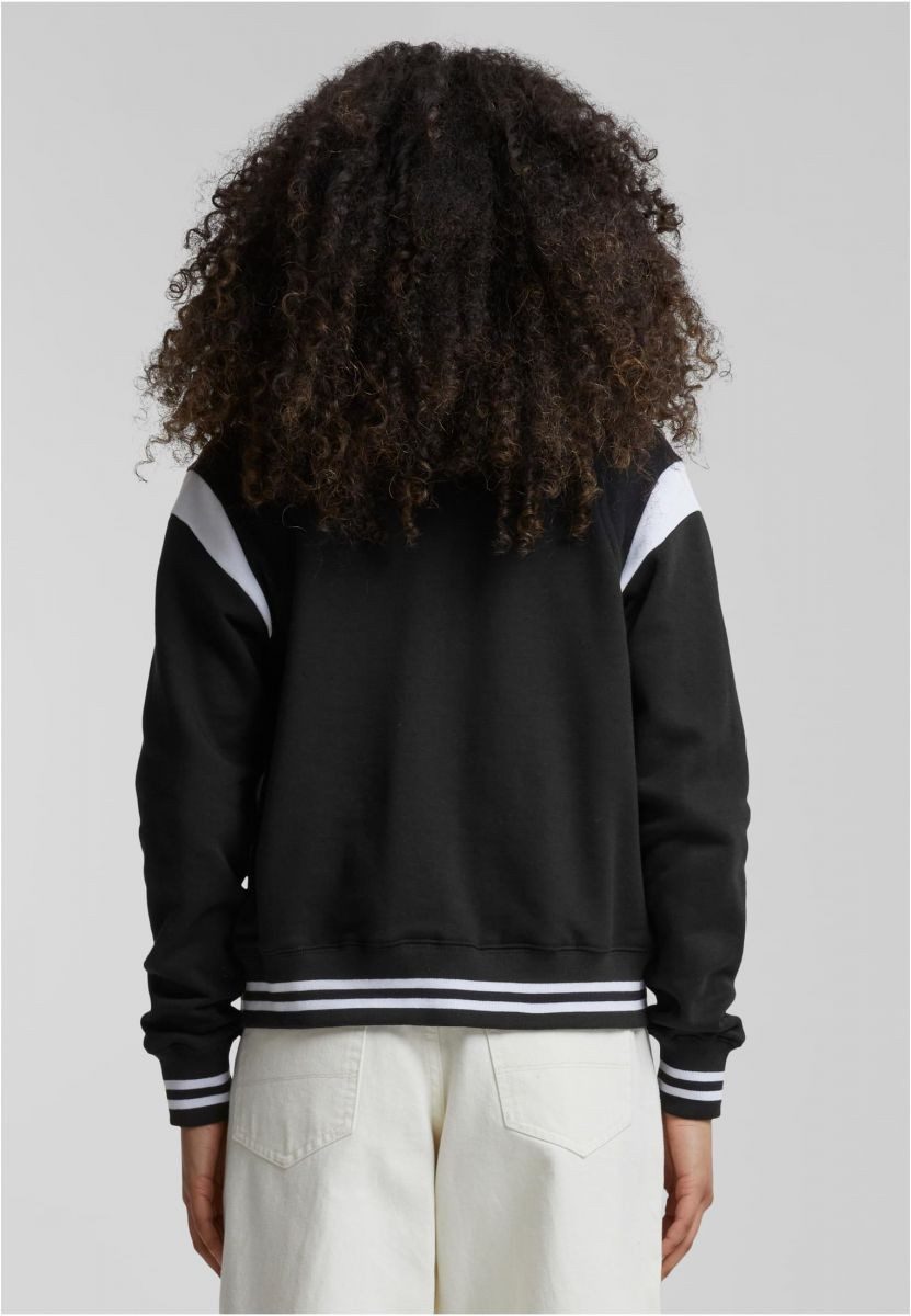 URBAN CLASSICS Outdoorjacke Ladies Inset College Sweat Jacket Collegejacke Damen