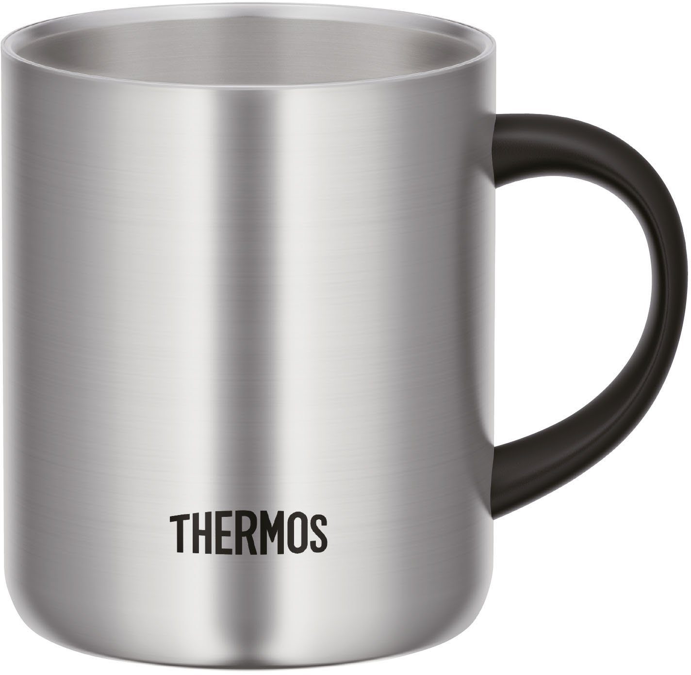 THERMOS Tasse Longlife, Edelstahl, doppelwandig, 0,35 Liter, mit Deckel