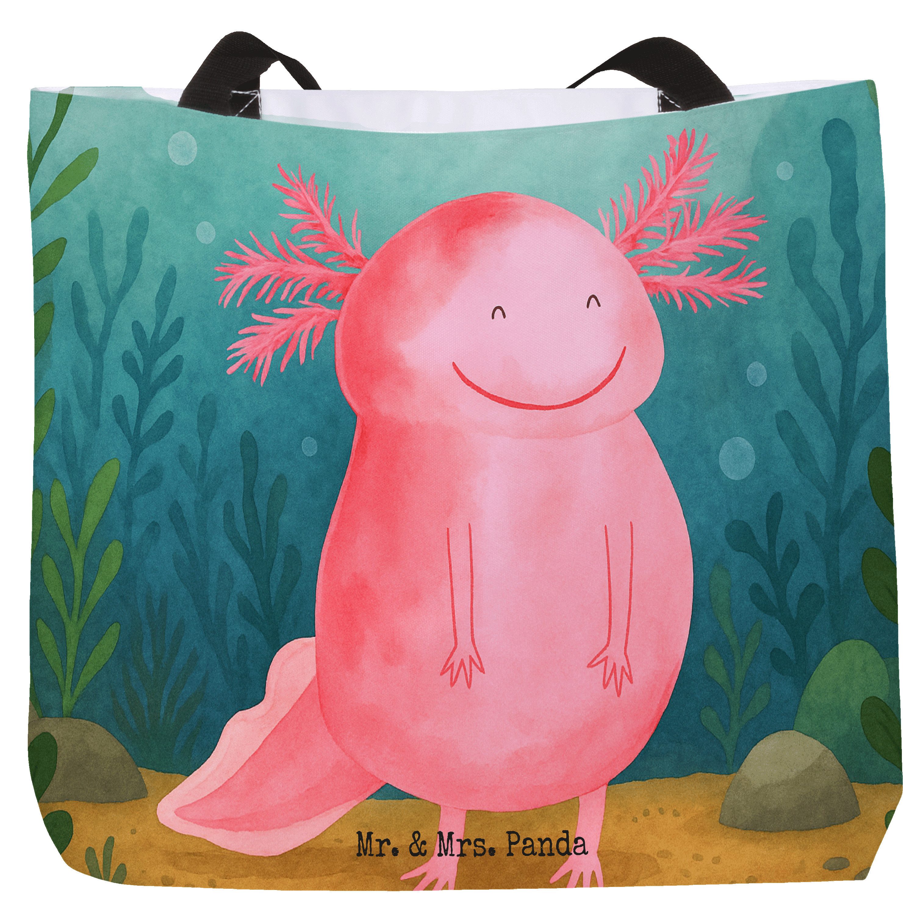 Shopper Axolotl Glücklich Design