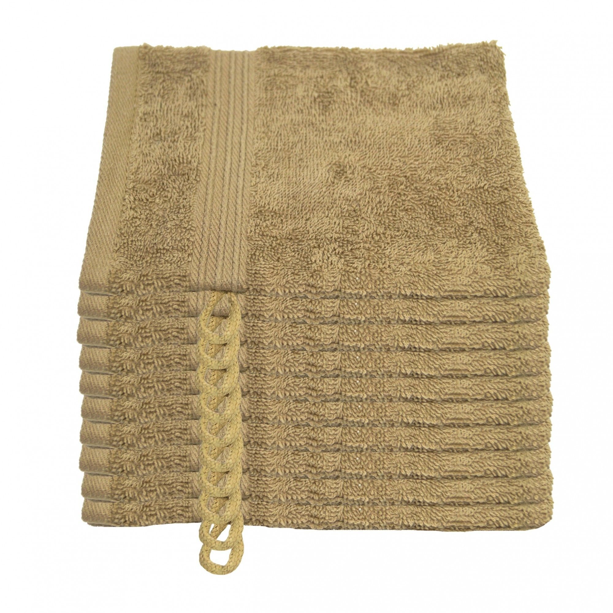 Julie Julsen Waschhandschuh 10-Waschhandschuh-Sand-Waschhandschuh 15 x 21 cm, (10-St)