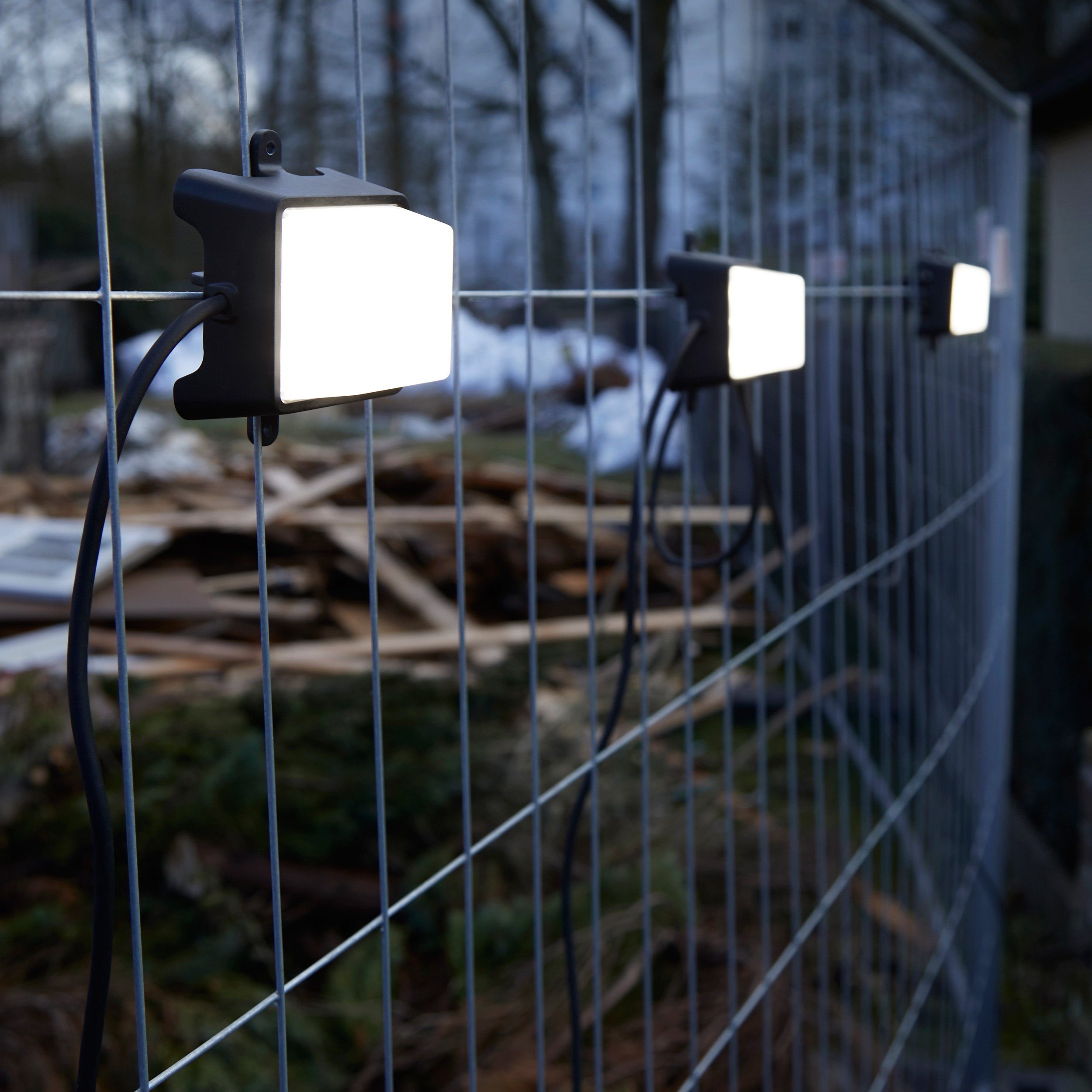 Northpoint LED Arbeitsleuchte Universal Leuchtenkette, erweiterbar, 4000K LED helle integriert, Baustrahler, 3 Neutralweiß, Lampen, Gartenlampe Arbeitslampe, neutralweiß, als etc. Garagenlicht, perfekt fest