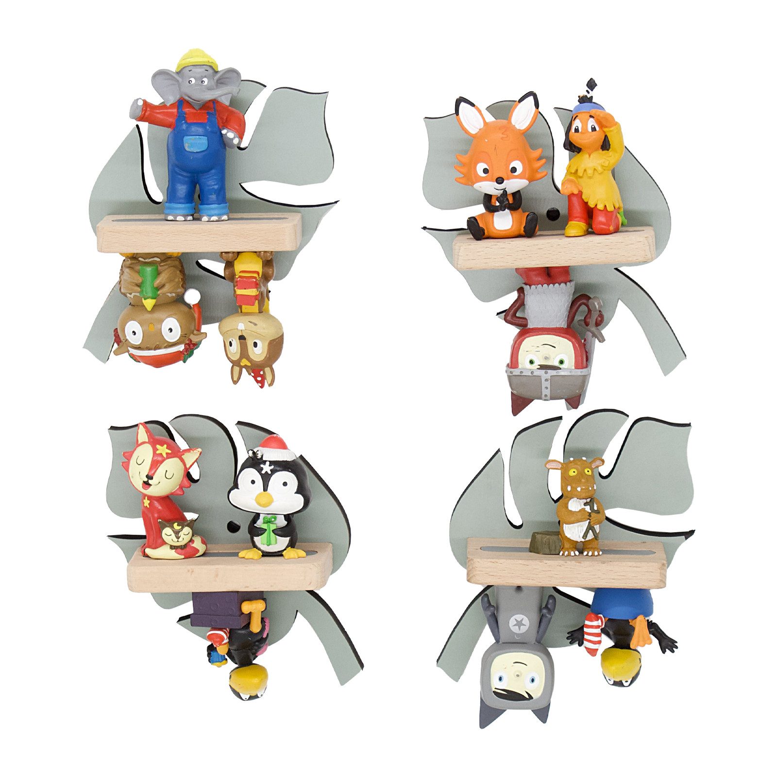Boarti Wandregal Regal Natur Blätter Kinder Toniebox Tonies Figuren günstig online kaufen