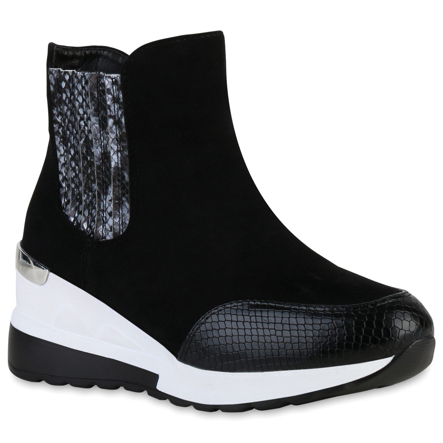 VAN HILL 837926 Wedgesneaker Damen Sneaker Wedges Prints Plateau Vorne Prof günstig online kaufen