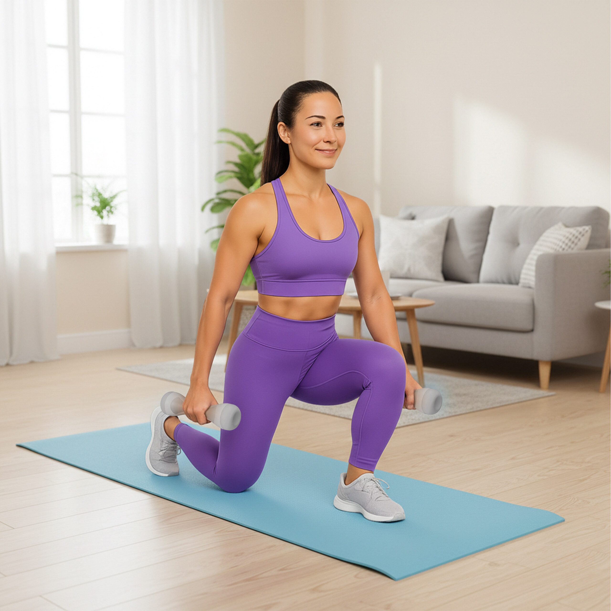 relaxdays Kurzhantel Verstellbare Hanteln im 2er Set, (2er Set), grau