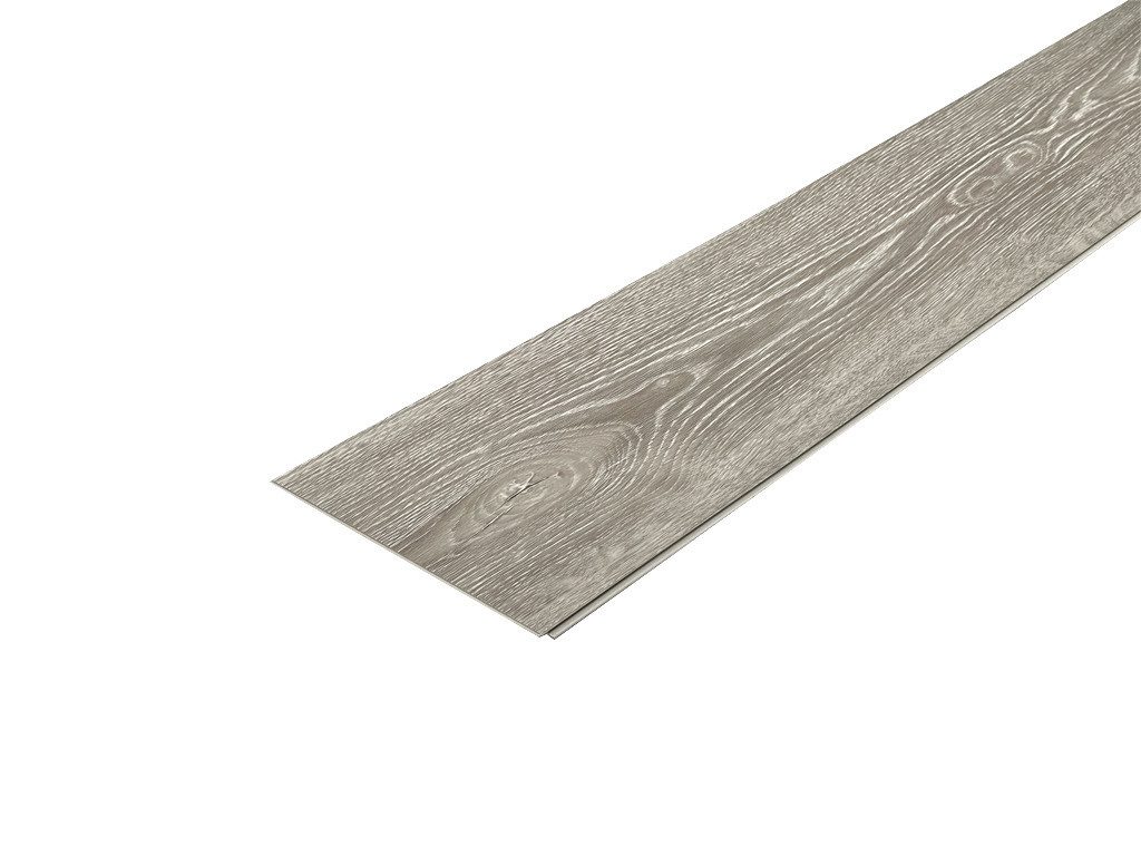 Timefloor Vinylboden Vinylboden Rigid SPC Viva Eiche Silber Grau Landhausdiele