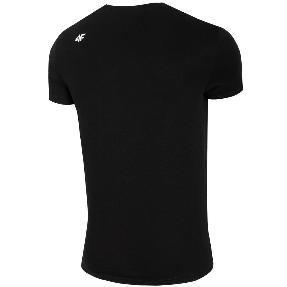 Sport aus schwarz T-Shirt 4F Herren 4F - T-Shirt Baumwolle