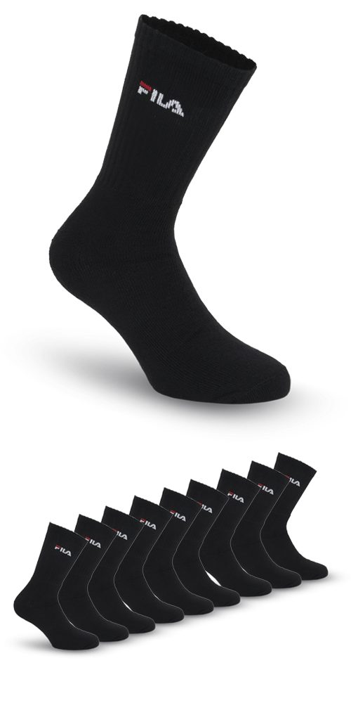 Fila Tennissocken UNISEX CREW TENNIS FULL TERRY SOCKS (9-Paar) mit eingestr günstig online kaufen