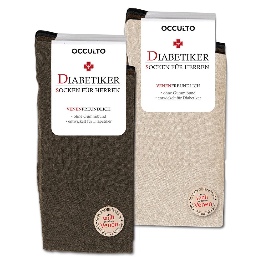 OCCULTO Basicsocken Herren Diabetikersocken 10er Pack (Modell: Goetz) (10-P günstig online kaufen