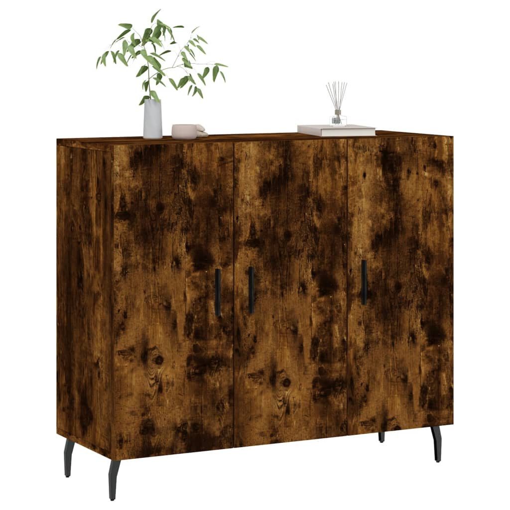 vidaXL Sideboard Sideboard Räuchereiche 90x34x80 cm günstig online kaufen