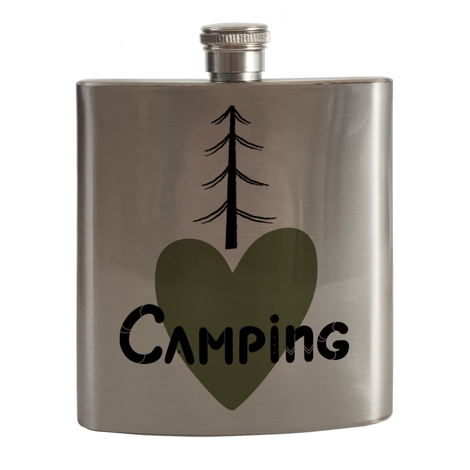 speecheese Flachmann I love Camping Flachmann