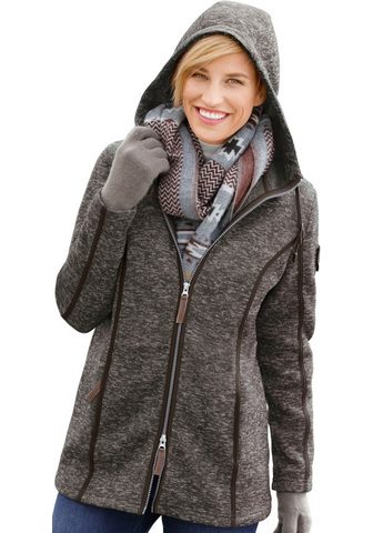 CASUAL LOOKS Флисовая куртка с капюшон