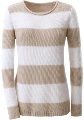Пуловер с широкий Streifen