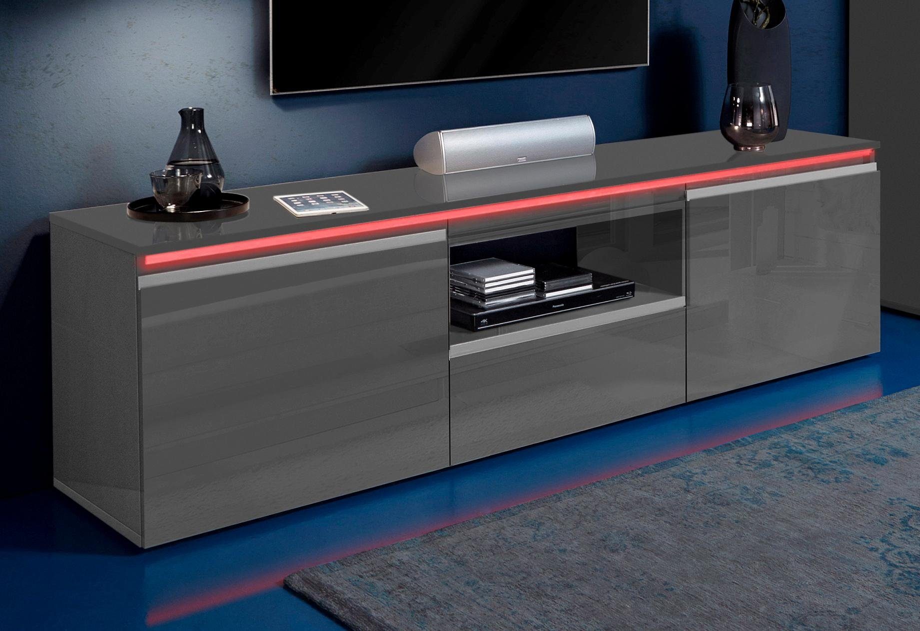 Tecnos Lowboard, Breite 180 cm, 2 Klappen online kaufen | OTTO