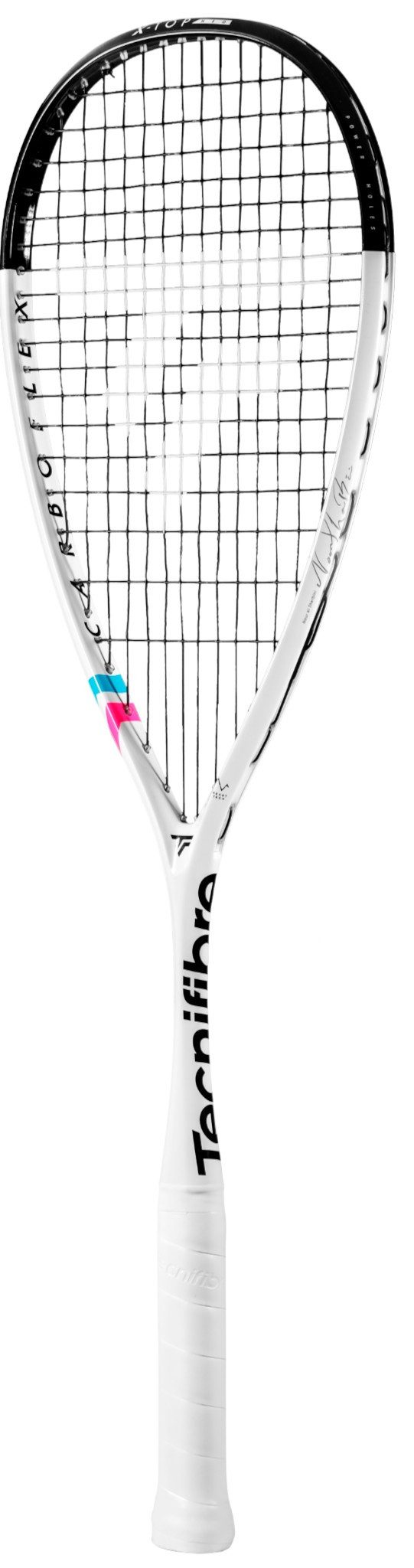 Tecnifibre Squashschläger Carboflex 125 Neo NS 125g/kopflastig 2026 weiss - besaitet