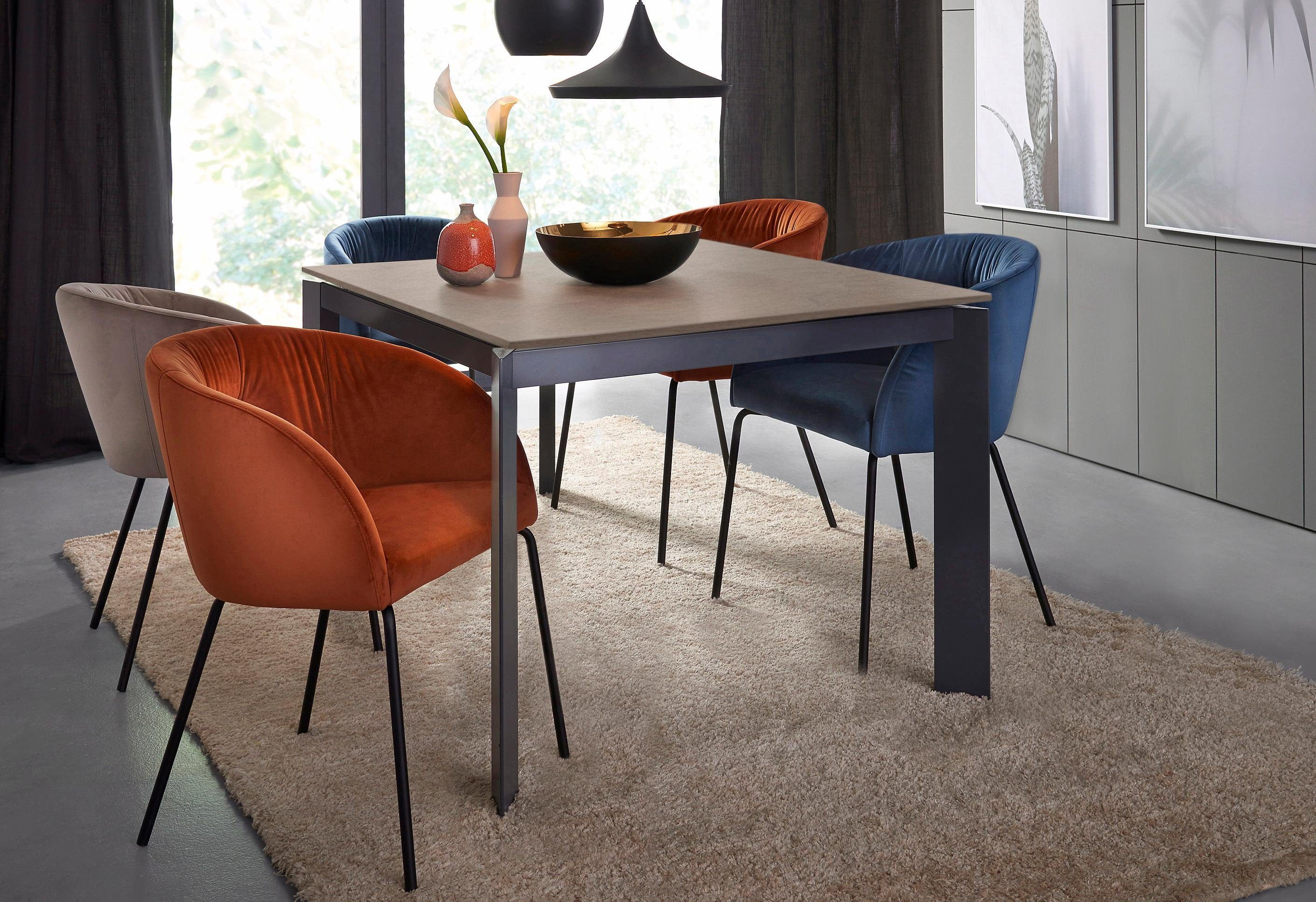 Connubia by Calligaris Baron keramik Ausziehbarer Tisch cm 160220 rechteckige Beine Connubia by Calligaris Baron keramik Ausziehbarer Tisch cm 160220 rechteckige Beine